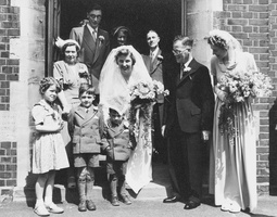 Joan and John White's wedding